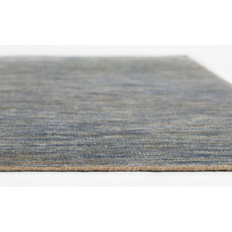 Hand-Knotted Beige Wool and Cotton Rectangular Rug 4' x 6'