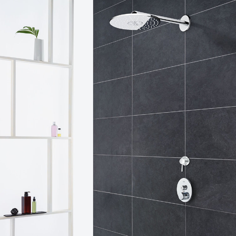 Matte Black Wall-Mounted 2-Way Diverter Trim