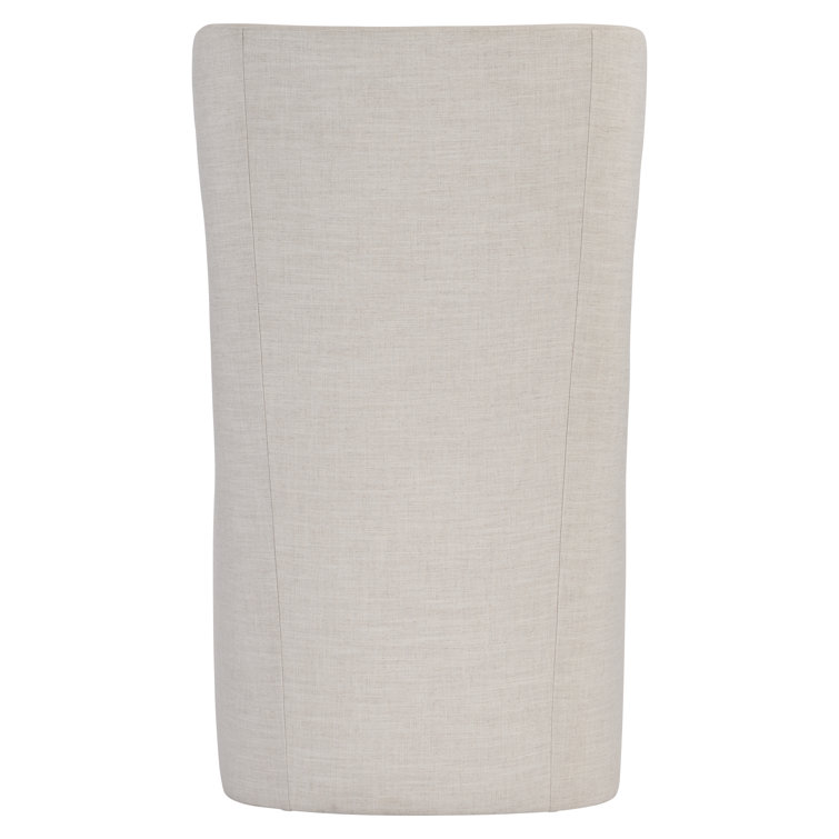 Albion Linen Upholstered Parsons Side Chair in Beige