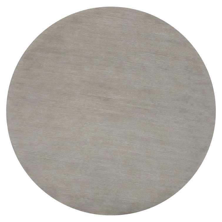 Transitional Gray 54.75'' Round Wood Coffee Table