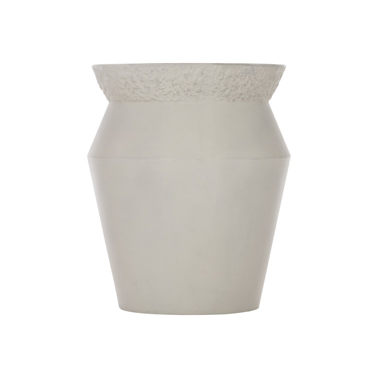 Nidra Transitional Gray Concrete Round End Table 20"