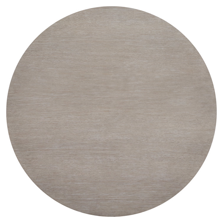 Constantin 60" White and Beige Round Wood Dining Table