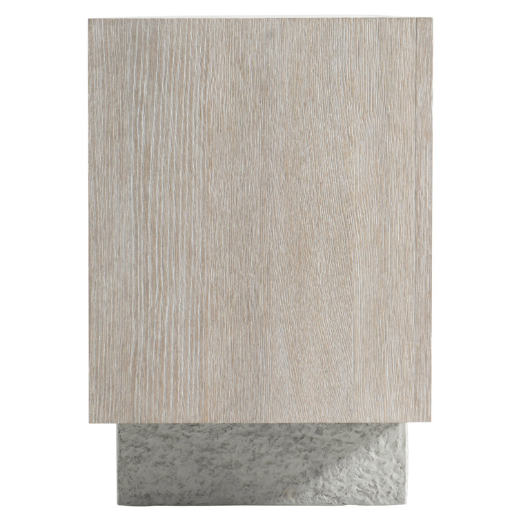 Lunula 86'' Beige and Gray Concrete Base Sideboard
