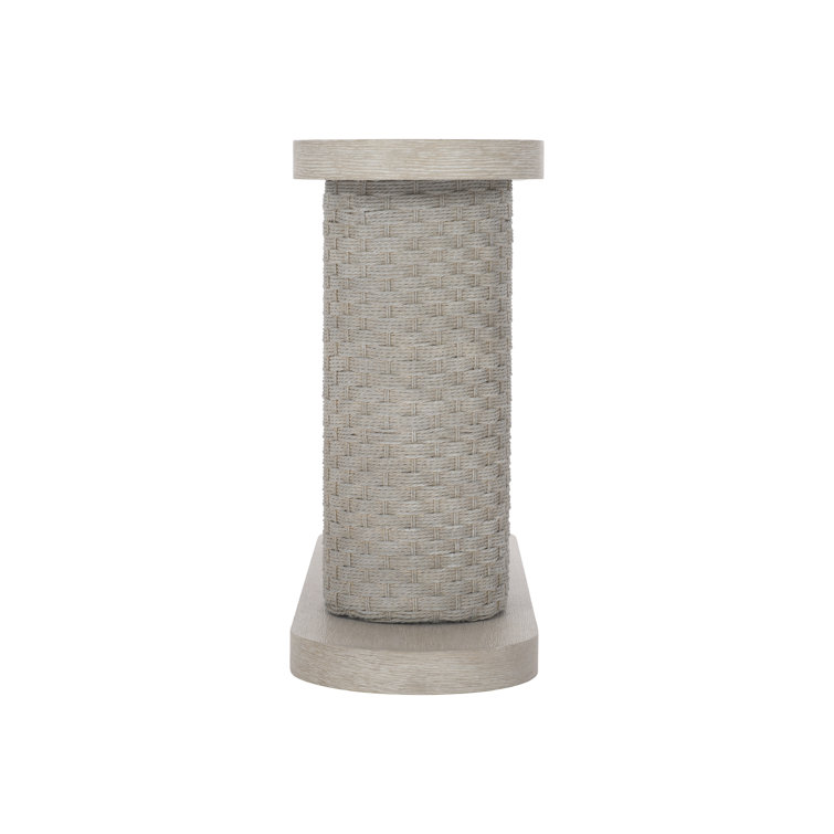 Acosta 58'' Beige and Gray Wood Stone Console Table