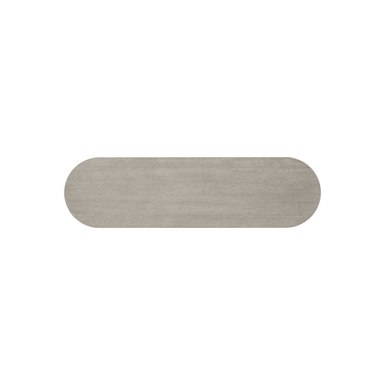Acosta 58'' Beige and Gray Wood Stone Console Table