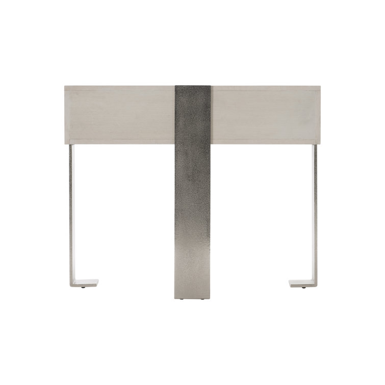 Solaria Transitional Beige 1-Drawer Nightstand with USB Charger