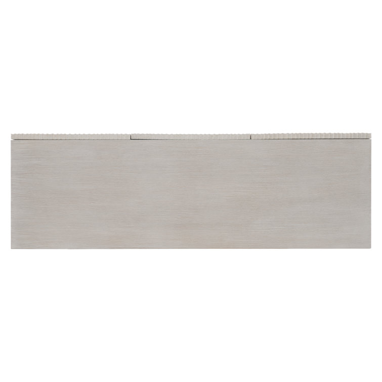 Solaria Transitional 59'' Beige Oak Sideboard with Nickel Accents