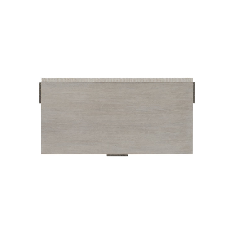 Solaria Transitional Beige 1-Drawer Nightstand with USB Charger