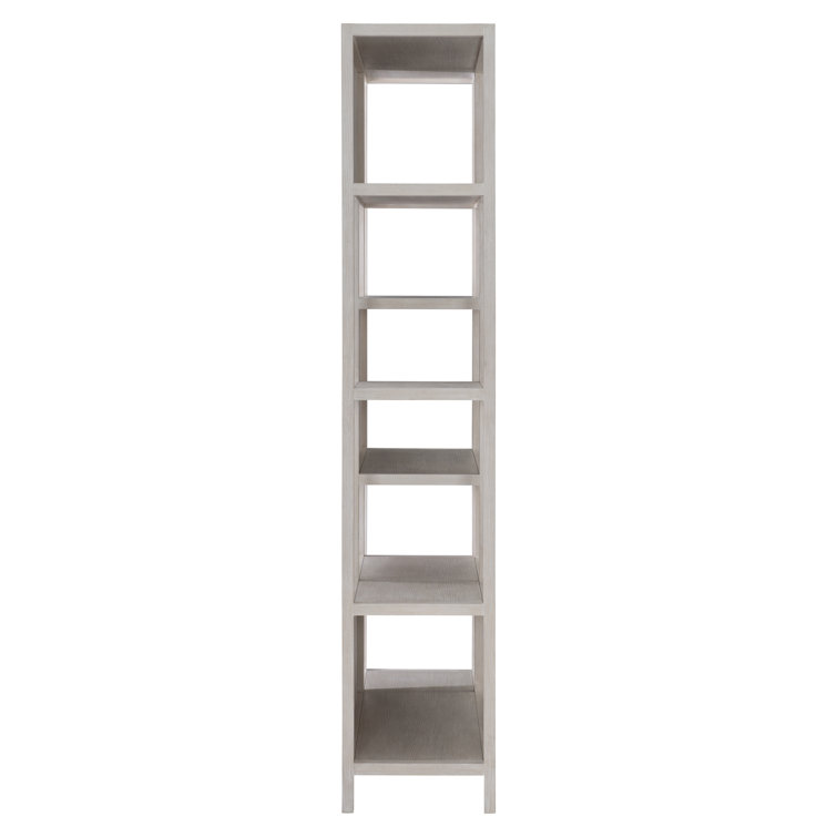 Weathered Bone White Oak Adjustable Kids Bookcase