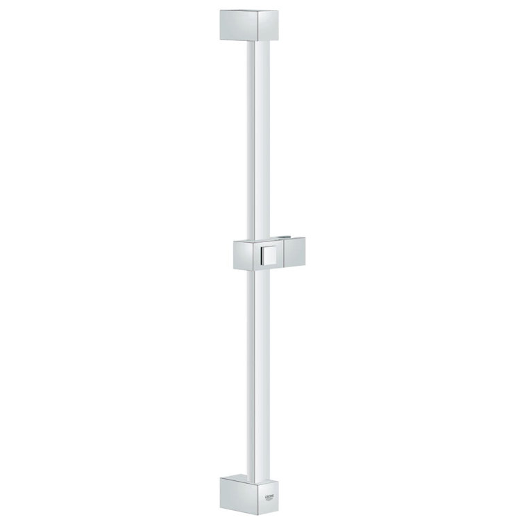 Euphoria Cube 24" Chrome Modern Shower Slide Bar