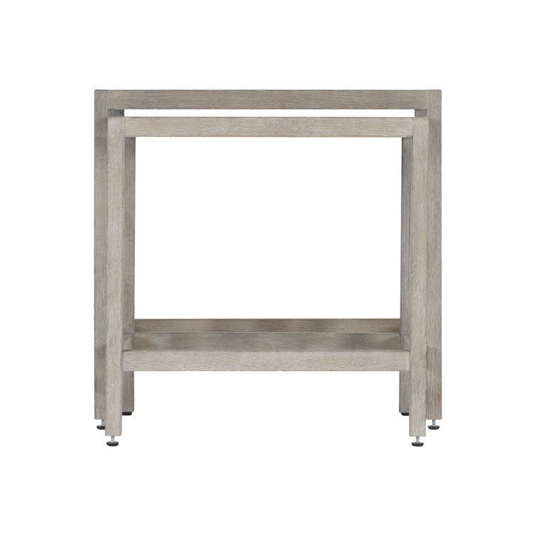 Gray Oak and Metal Rectangular Nesting Tables