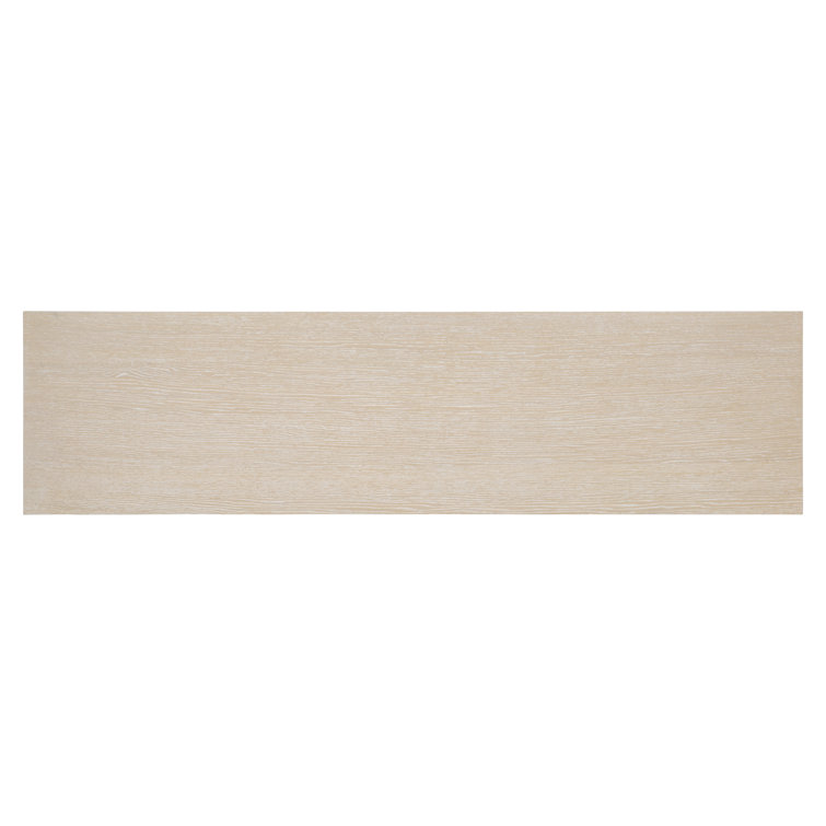 Solaria Transitional Beige 72'' Wood and Metal Console Table