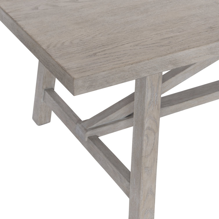 Albion Extendable Weathered Brown Farmhouse Dining Table