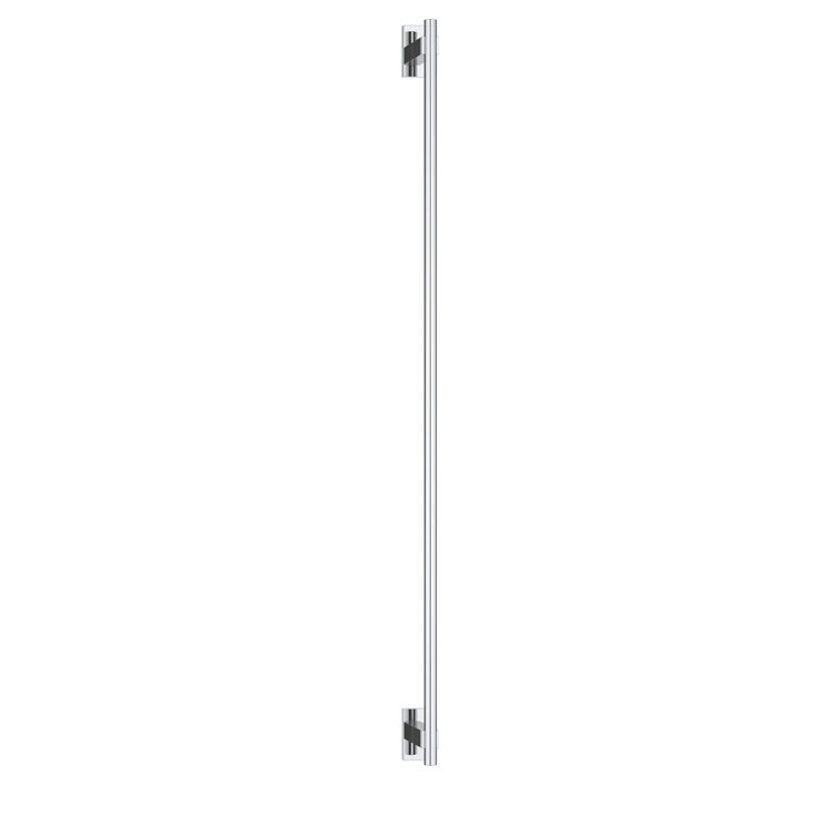 Modern Chrome Wall Mounted Single Towel Bar