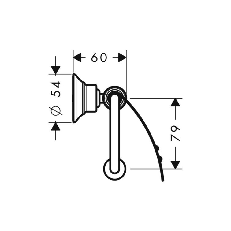 Polished Nickel Modern Wall Mounted Toilet Paper Holder