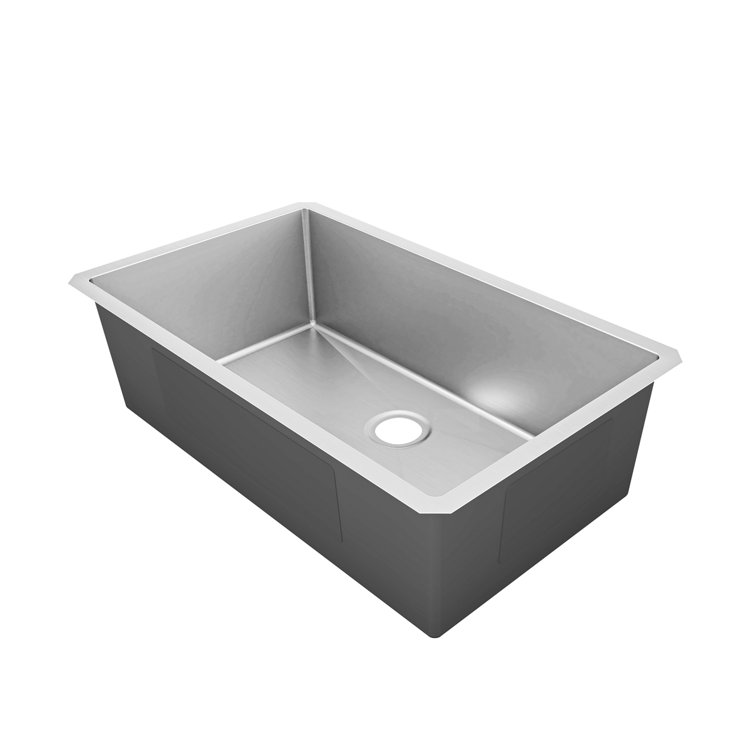 Sinber 32" Stainless Steel Single Bowl Undermount Kitchen Sink
