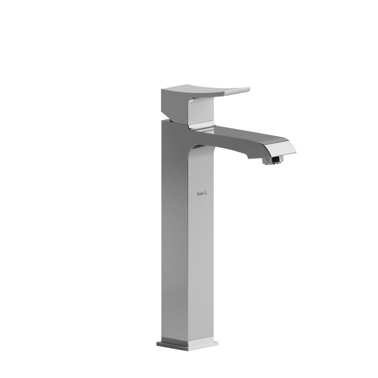 Zendo Chrome Waterfall Single-Lever Vessel Bathroom Faucet