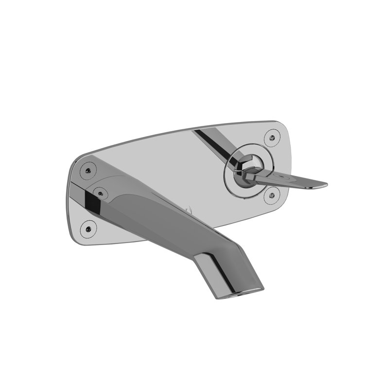 Sleek Venty Chrome Wall-Mounted Bathroom Faucet