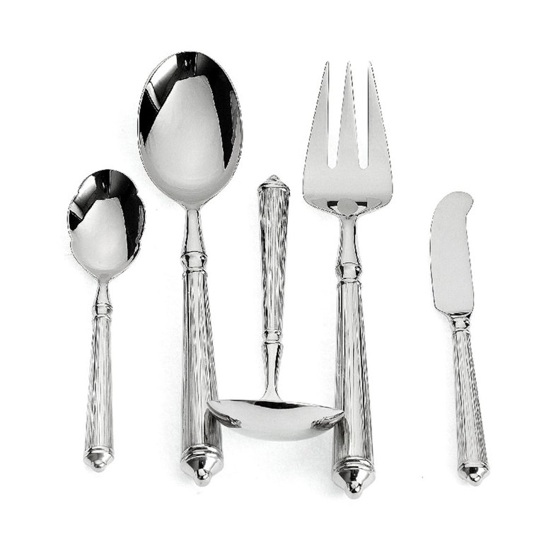 Ricci Stainless Steel 5-Piece Hostess Serving Set