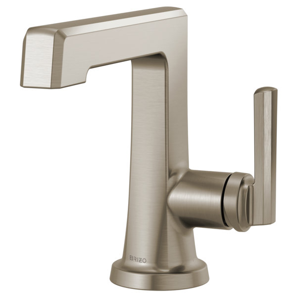 Modern Elegance Single-Handle Bathroom Faucet in Luxe Nickel