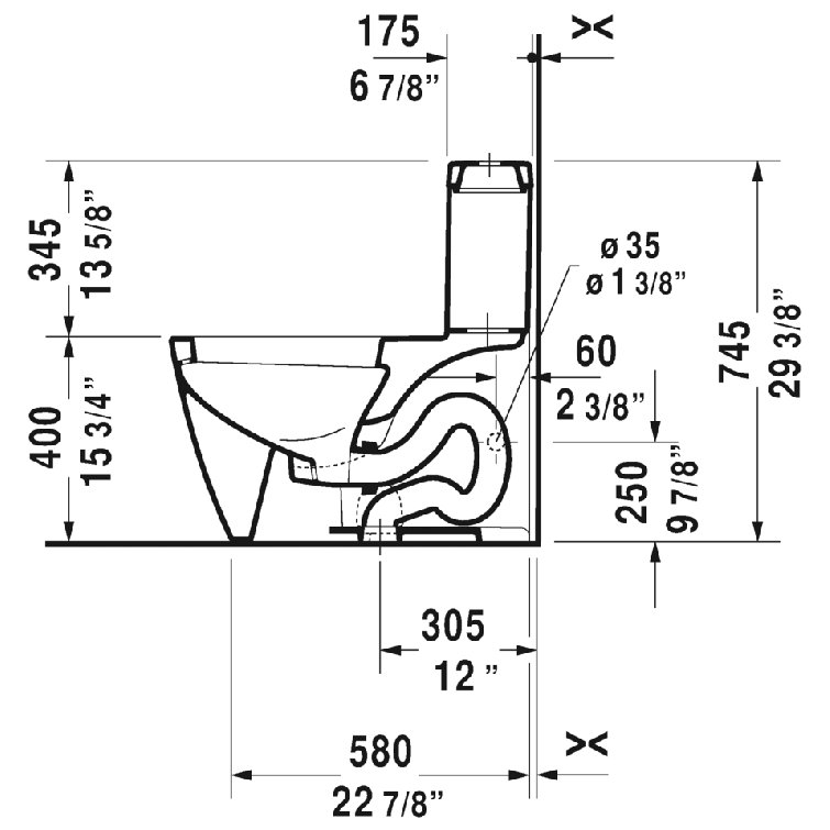 Happy D.2 Elongated One-Piece Dual Flush Toilet in White