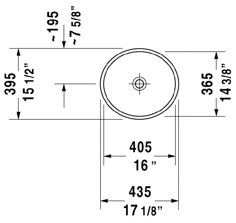 Modern White Ceramic Circular Above-Counter Bathroom Sink