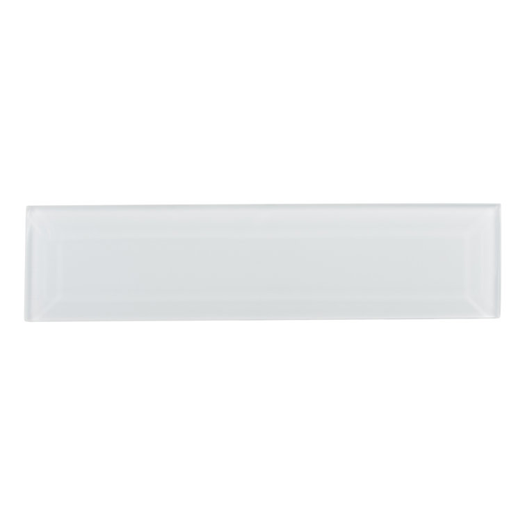 Vision 3" x 12" Polished Blue Glass Subway Tile