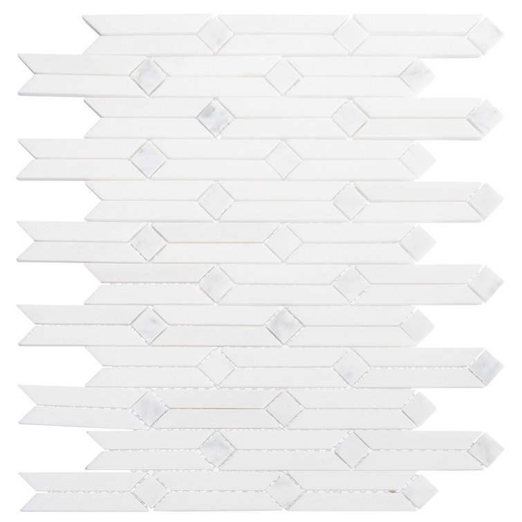 Flash White Natural Stone Hexagon Mosaic Tile Sheet