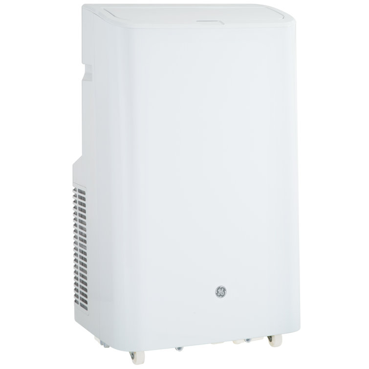White Portable Air Conditioner with Remote and LED Control