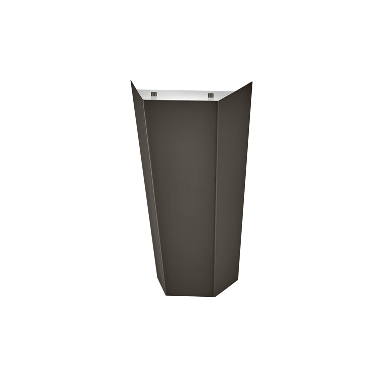 Vin Black Oxide Dimmable LED Wall Sconce with Etched Shade