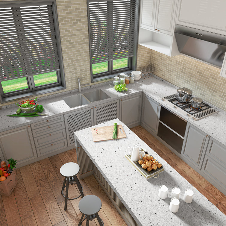 Sinber 32" Stainless Steel Double Bowl Drop-In Kitchen Sink