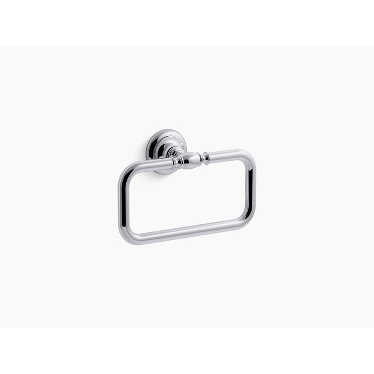 Polished Chrome Wall Mounted Towel Ring