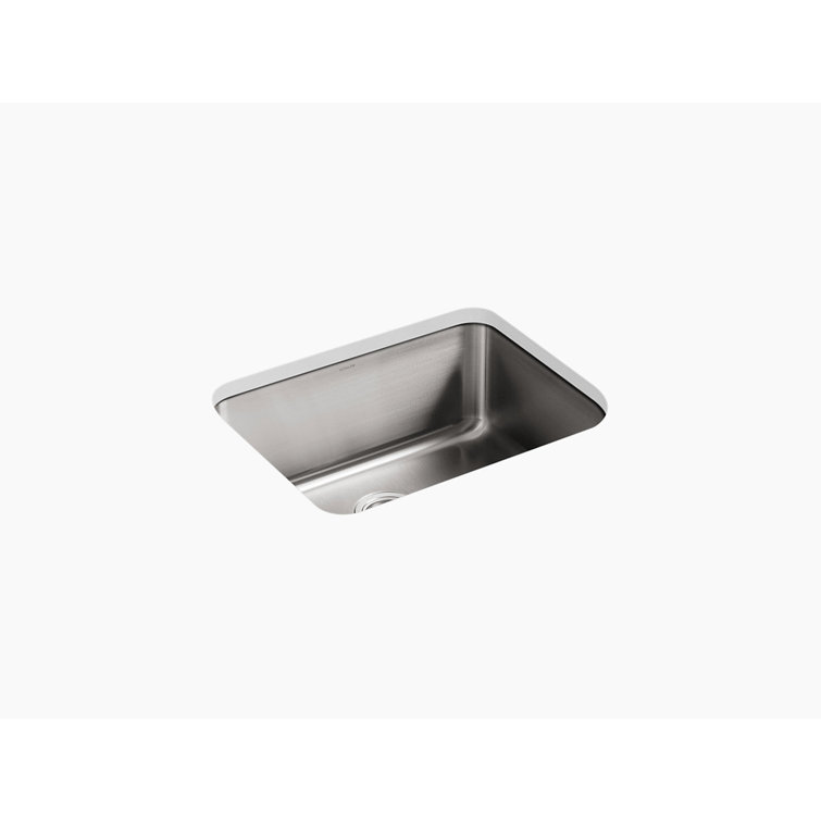 Stainless Steel Medium Rectangular Under-Mount Kitchen Sink