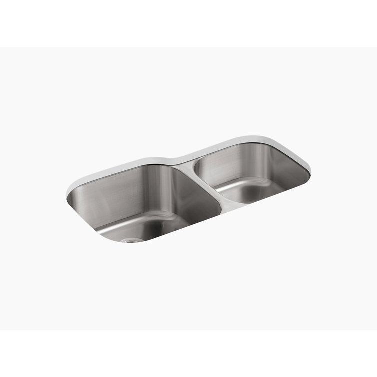 Stainless Steel Double Bowl Undermount Kitchen Sink