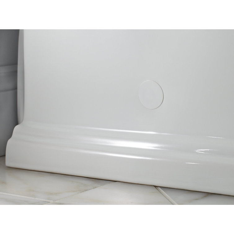 White High Efficiency Comfort Height One-Piece Elongated Toilet
