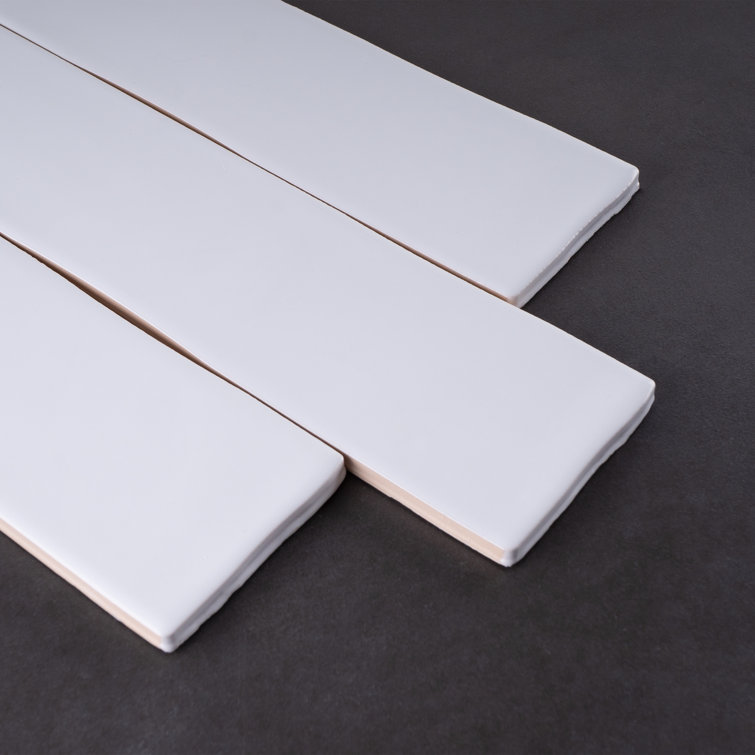 Matte White 3x12 Ceramic Subway Wall Tile