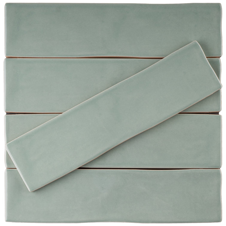 Jade Green 3x12 Ceramic Subway Wall Tile