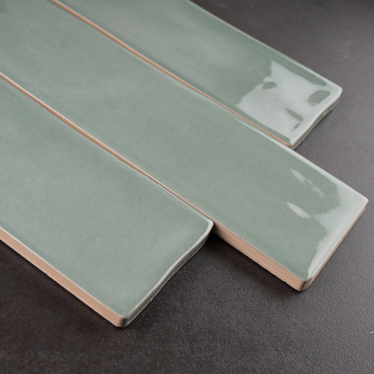 Jade Green 3x12 Ceramic Subway Wall Tile