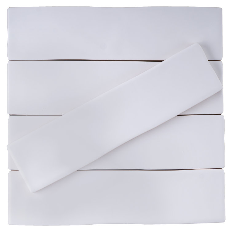 Matte White 3x12 Ceramic Subway Wall Tile