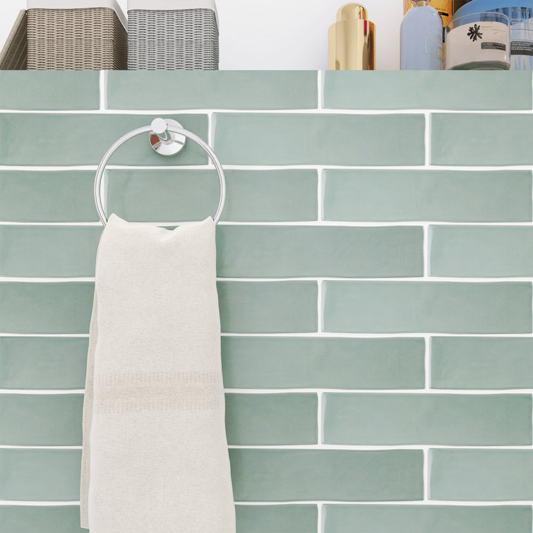 Jade Green 3x12 Ceramic Subway Wall Tile