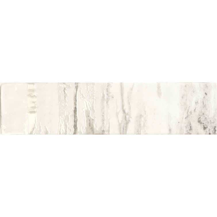 Homage 3" x 12" White Glazed Porcelain Subway Tile