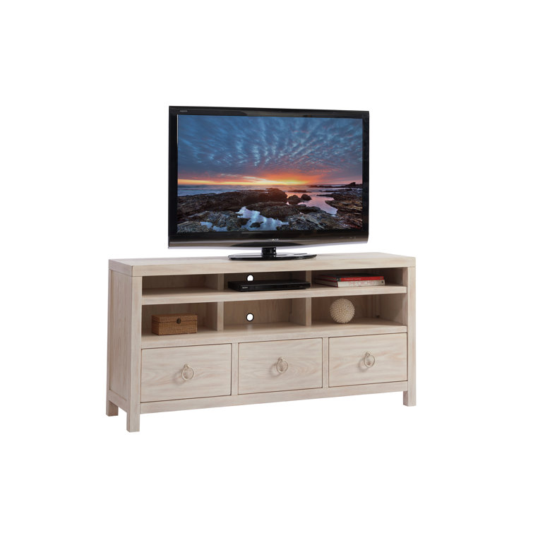 Newport Cream Sailcloth 68'' Media Console with Drawers