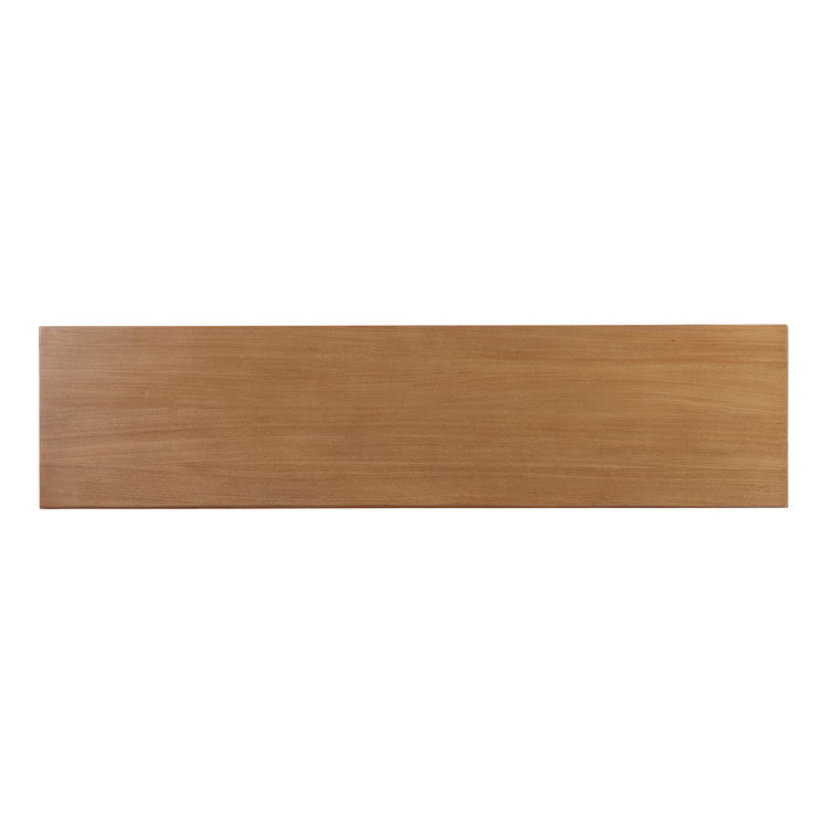 Transitional Sandstone 78'' Media Console with Adjustable Shelves