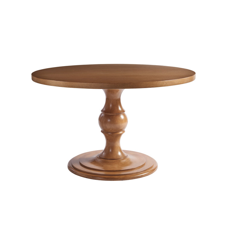 Newport 48" Brown Wood Round Dining Table