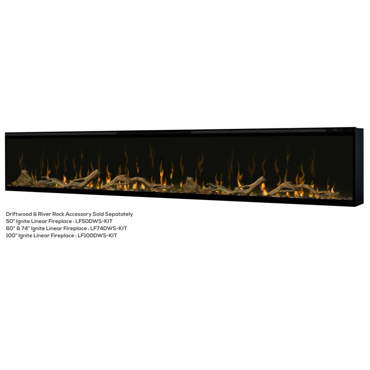 Dimplex IgniteXL 60-Inch Black Linear Electric Fireplace