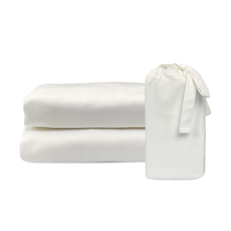 Snow White Cotton Standard Pillowcase Set