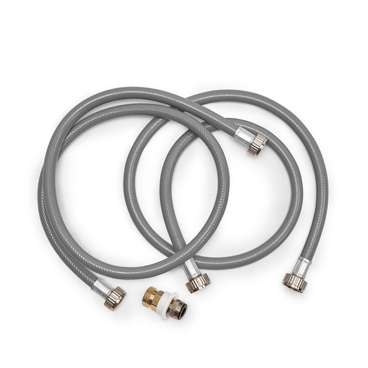 Gray Stainless Steel Top-Loading Electric Washer for RV