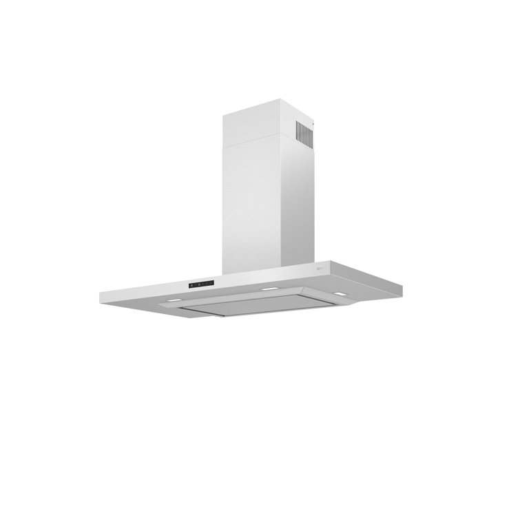 36" Stainless Steel Convertible Wall Mount Range Hood with Charcoal Filter
