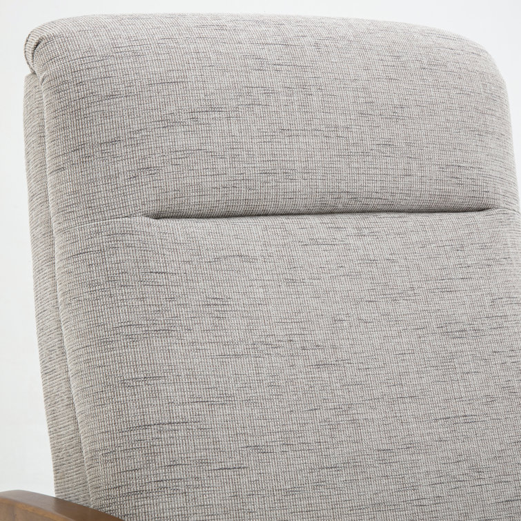 Mid-Century Modern Sea Oat Manufactured Wood Recliner