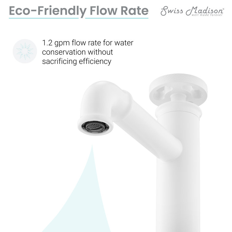 Matte White Nickel Single-Handle High Arc Bathroom Faucet